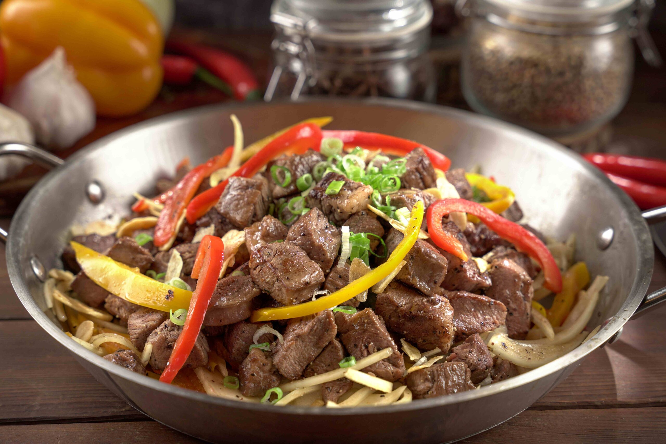 圖說7 「蒜香黑胡椒骰子牛」Garlic Black Pepper Diced Beef scaled