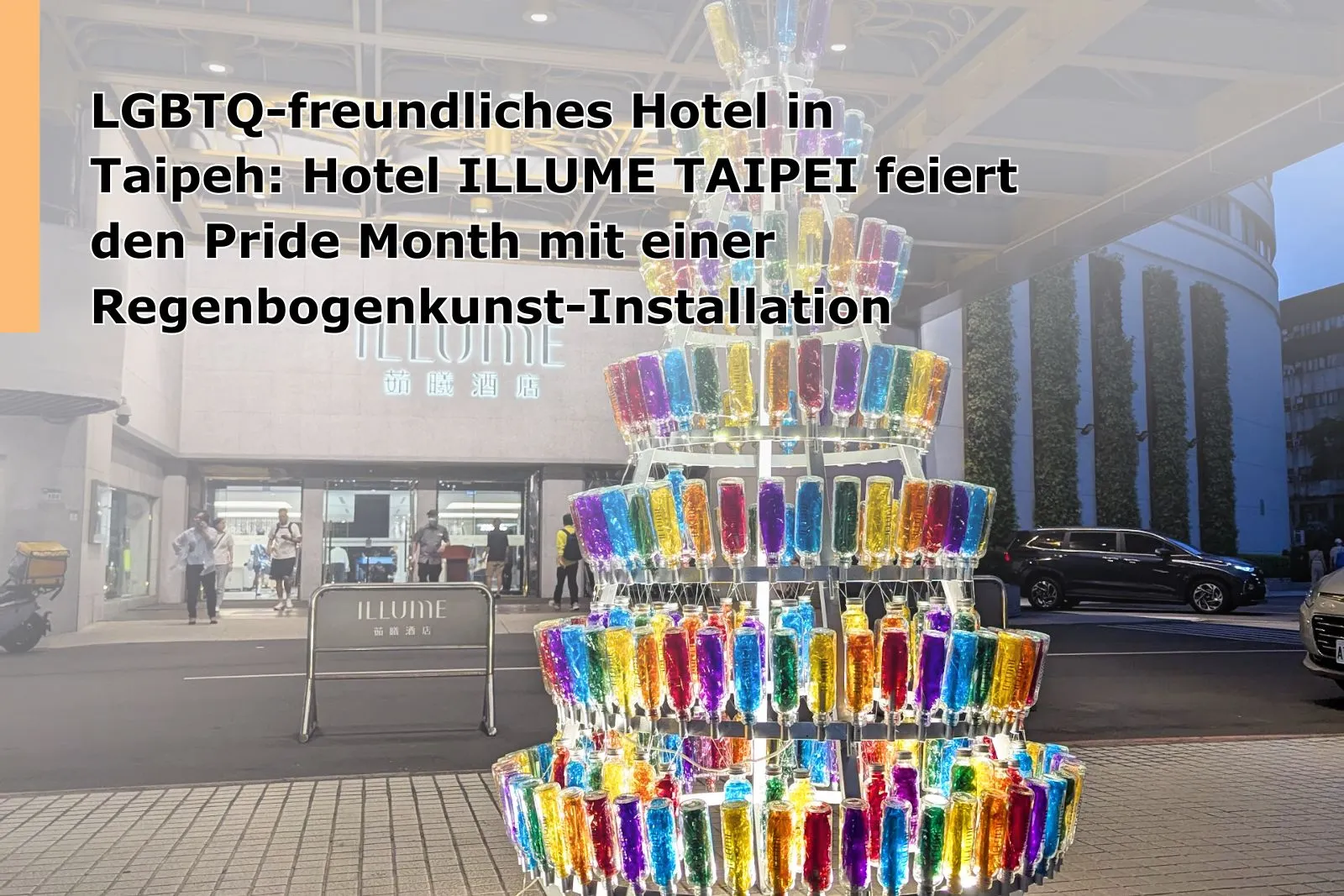 Taipei Hotel LGBTQ Friendly - What 5 Inspiring Ways Illume Taipei's Rainbow TreeShines for Pride Month