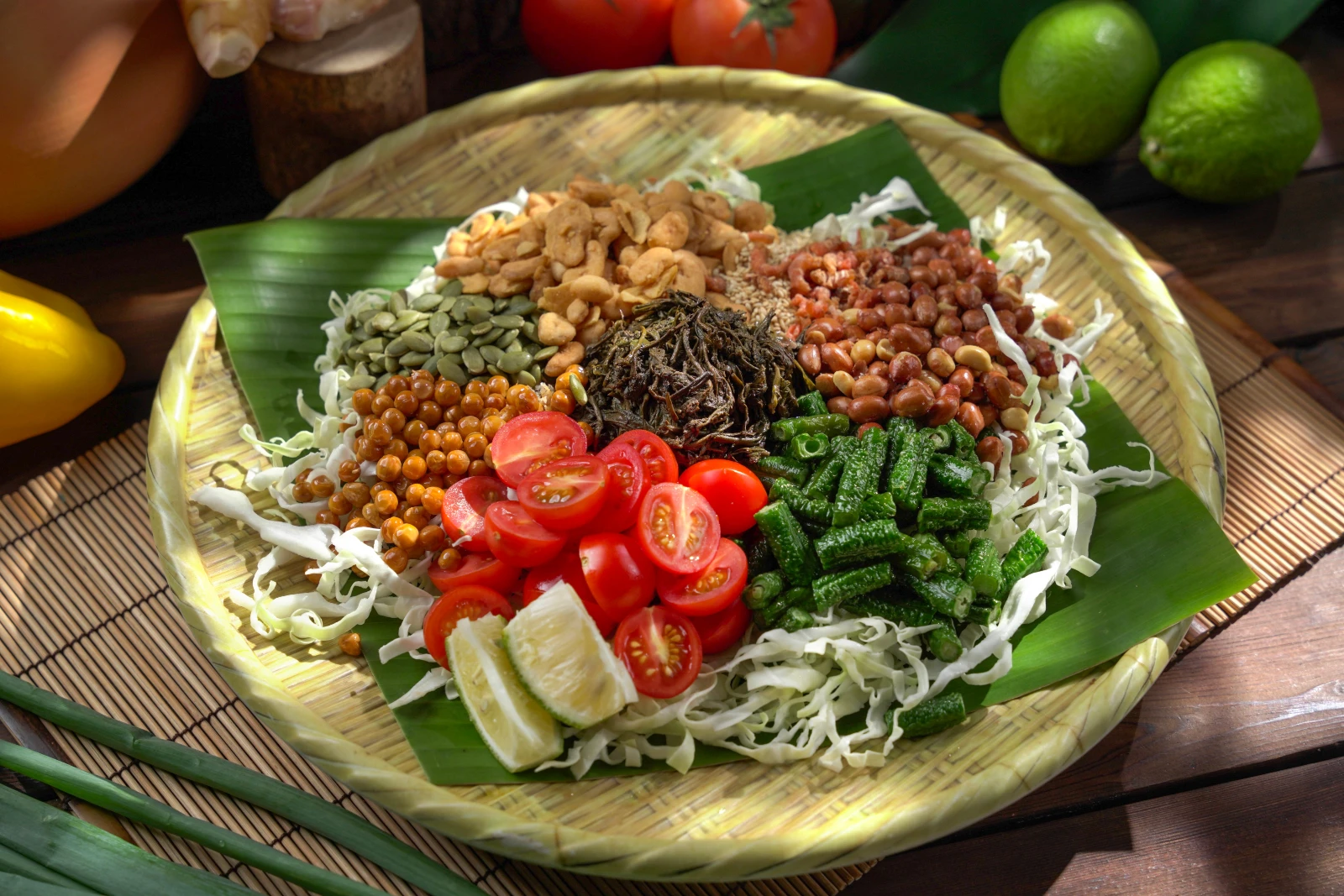 2026 Southeast Asian Theme at Sunny Buffet: A Tropical All-You-Can-Eat Feast in Taipei 10 「茶葉拌豆沙拉」Burmese Tea Leaf Salad (Lahpet Thoke)