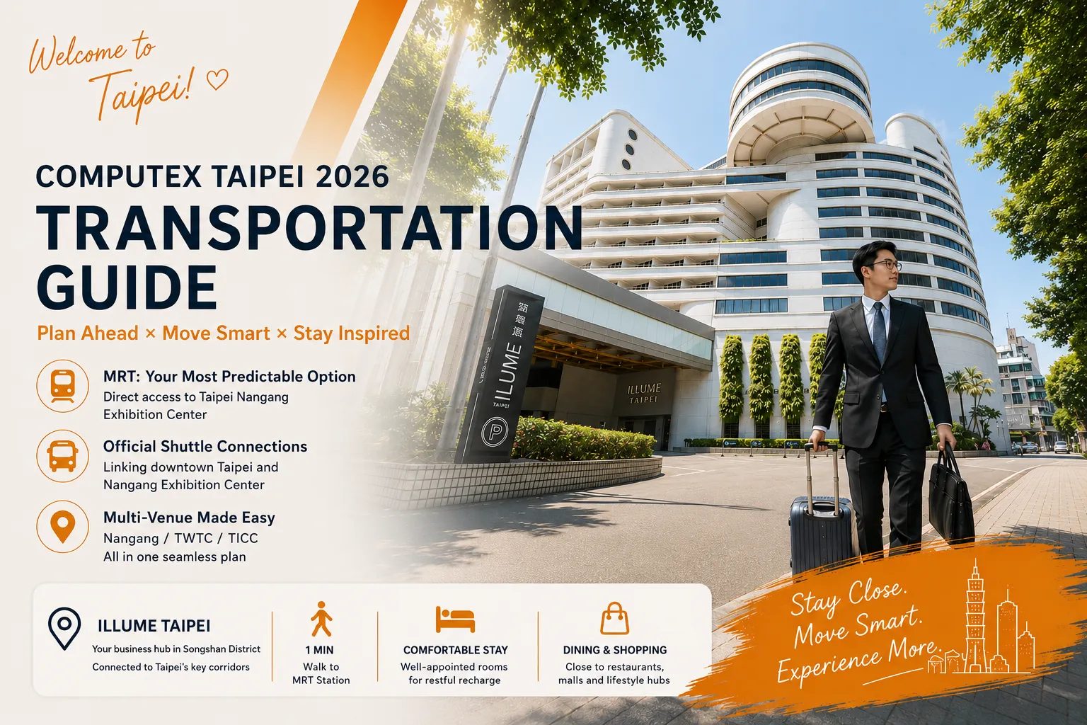 COMPUTEX TAIPEI Transportation Guide: Show Hours, Entry Tips & ILLUME Commute Strategy