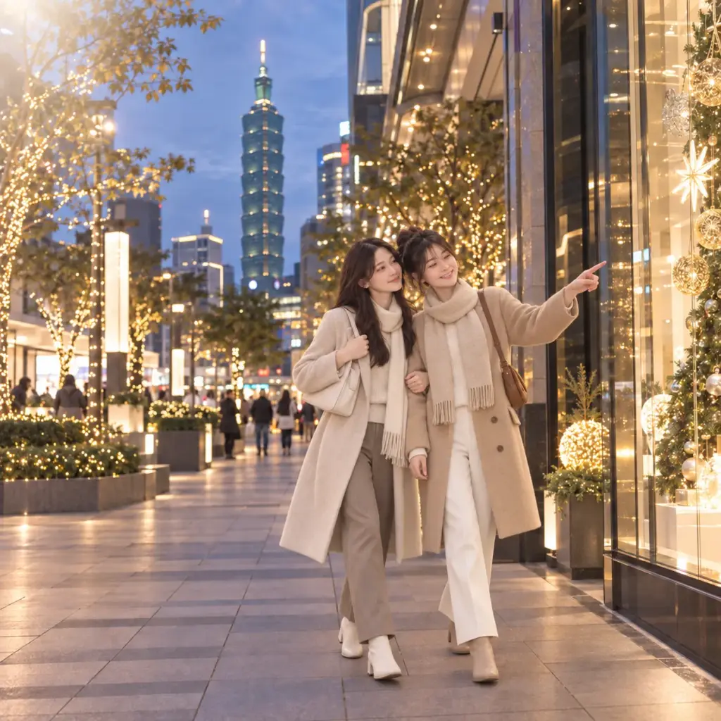 Window Shopping at Xinyi District Taipei
