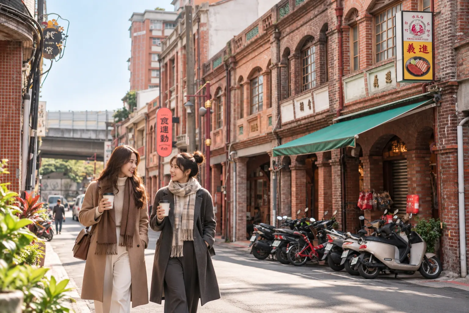 Taipei After New Year 2027: 5 Places to Enjoy at Your Own Pace 4 Street corner and buildings at the junction of Dihua Street and Liangzhou Street